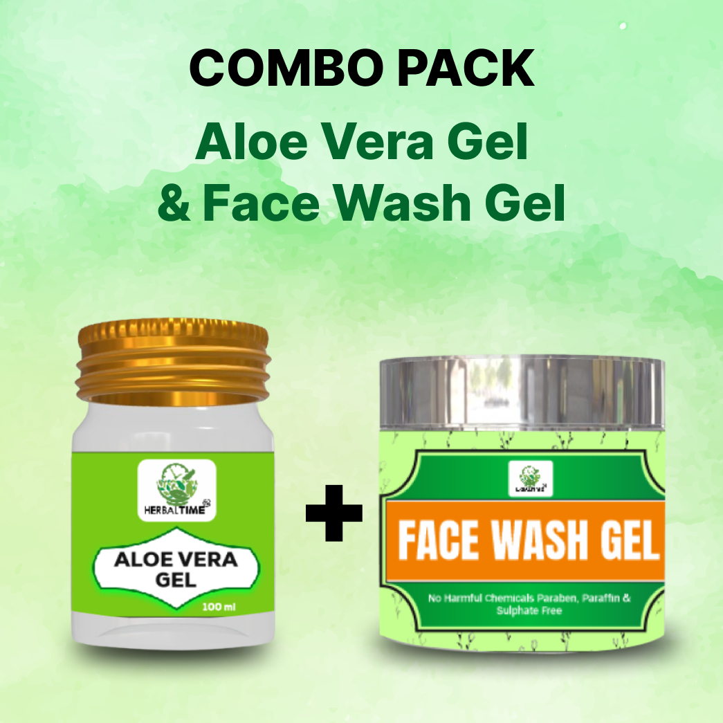 Aloe Vera Gel For Face Price In Bangladesh Aloe Vera Gel & Face Wash Gel | Vedarth Herbal