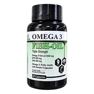 HerbalTime Omega 3 Fish Oil – Triple Strength, 60 Capsules